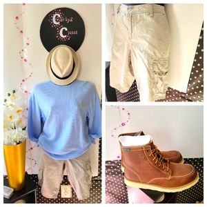 UNIONBAY vintage khaki cargo shorts **eco-friendly**